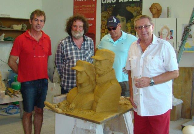  Bürgermeister Erich Klein im Atelier